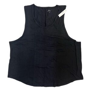 J. Crew Black Weekend Low Armhole Tank top Women’s Size 3x NWT Soft Summer Top